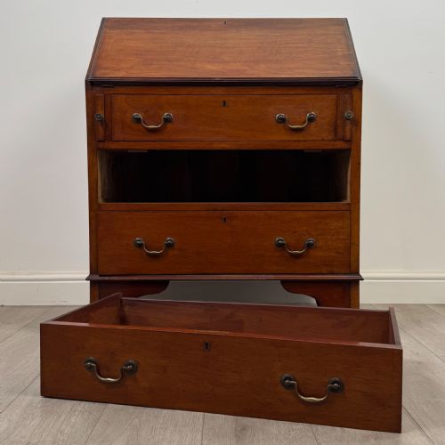 ANTIQUE 20TH CENTURY EDWARDIAN BUREAU IN MAHOGANY - ADDITIONAL PHOTO 11