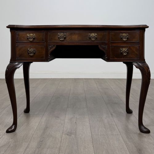 ANTIQUE 20TH CENTURY EDWARDIAN WRITING TABLE IN MAHOGANY