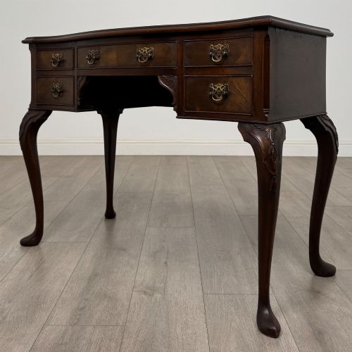 ANTIQUE 20TH CENTURY EDWARDIAN WRITING TABLE IN MAHOGANY - ADDITIONAL PHOTO 1