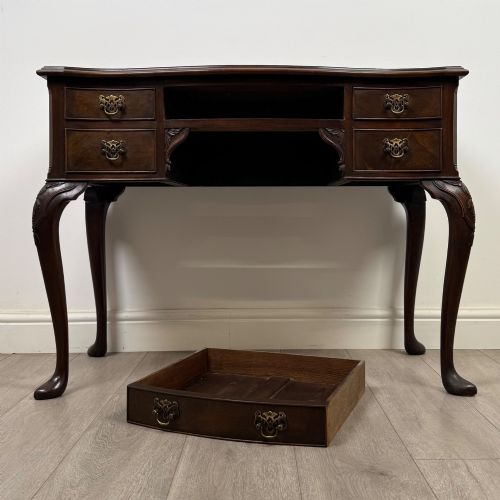 ANTIQUE 20TH CENTURY EDWARDIAN WRITING TABLE IN MAHOGANY - ADDITIONAL PHOTO 9