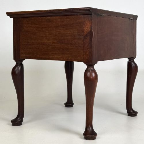 ANTIQUE 20TH CENTURY GOOD QUALITY SMALL MAHOGANY STORAGE BOX - ADDITIONAL PHOTO 3