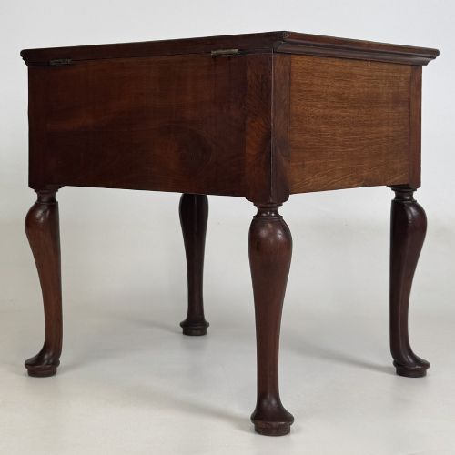 ANTIQUE 20TH CENTURY GOOD QUALITY SMALL MAHOGANY STORAGE BOX - ADDITIONAL PHOTO 5
