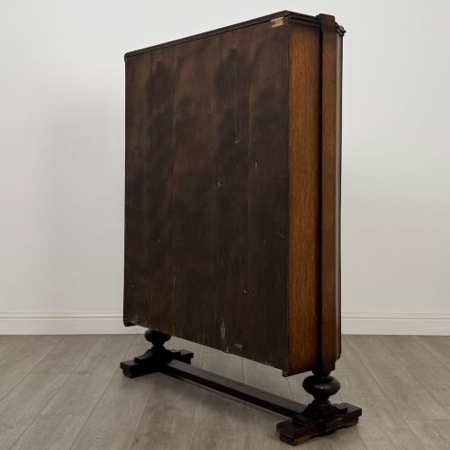 fig 6. Antique 20th Century Edwardian Display Cabinet In Oak