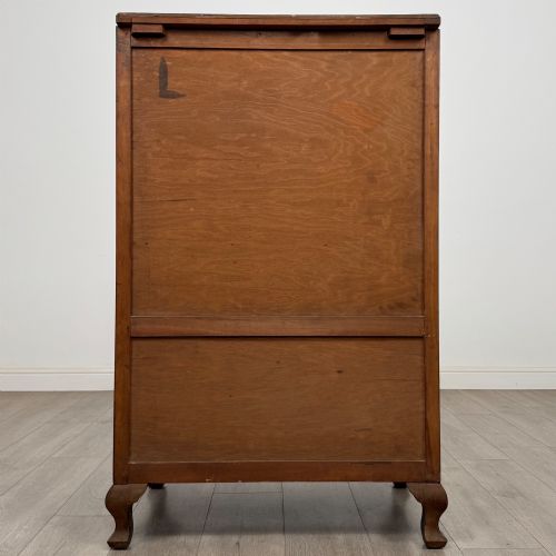 fig 5. Antique 20th Century Cupboard In Figured Walnut