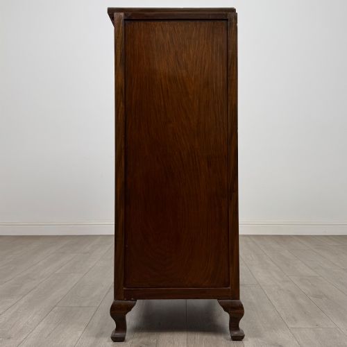 fig 7. Antique 20th Century Cupboard In Figured Walnut