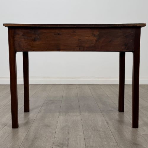 ANTIQUE 20TH CENTURY GOOD QUALITY WRITING TABLE IN MAHOGANY - ADDITIONAL PHOTO 4
