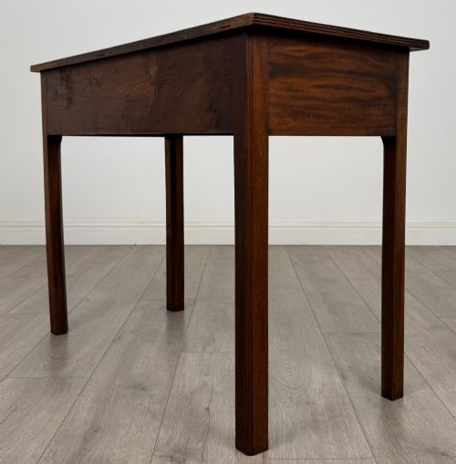 ANTIQUE 20TH CENTURY GOOD QUALITY WRITING TABLE IN MAHOGANY - ADDITIONAL PHOTO 5