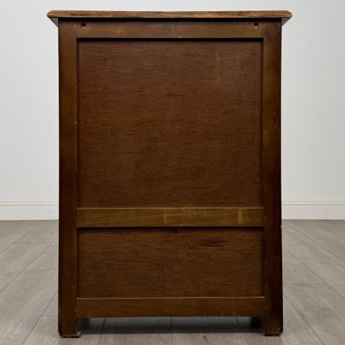 ANTIQUE 20TH CENTURY GOOD QUALITY SMALL OAK CABINET - ADDITIONAL PHOTO 5