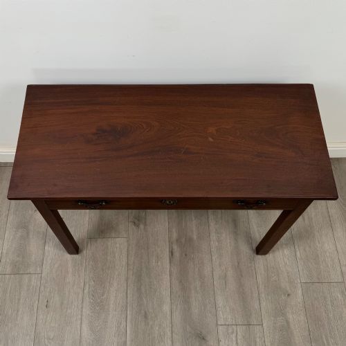ANTIQUE 18TH CENTURY GEORGIAN WRITING TABLE IN MAHOGANY - ADDITIONAL PHOTO 9