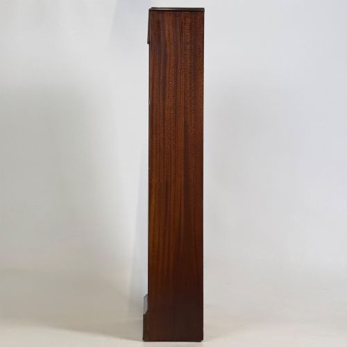 ANTIQUE 20TH CENTURY NARROW OPEN BOOKCASE IN MAHOGANY - ADDITIONAL PHOTO 3