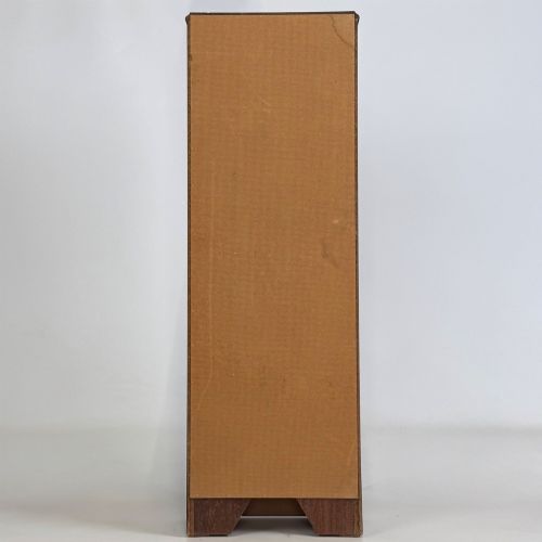 ANTIQUE 20TH CENTURY NARROW OPEN BOOKCASE IN MAHOGANY - ADDITIONAL PHOTO 5