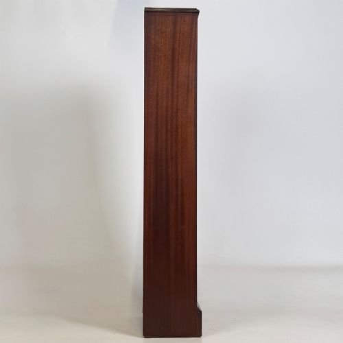 ANTIQUE 20TH CENTURY NARROW OPEN BOOKCASE IN MAHOGANY - ADDITIONAL PHOTO 7