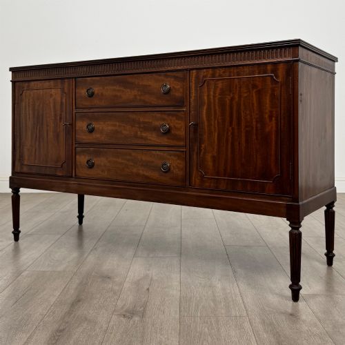 ANTIQUE 20TH CENTURY GOOD QUALITY SIDEBOARD IN MAHOGANY - ADDITIONAL PHOTO 2