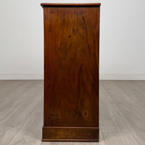 fig 3. Antique 20th Century Edwardian Cupboard In Figured Walnut