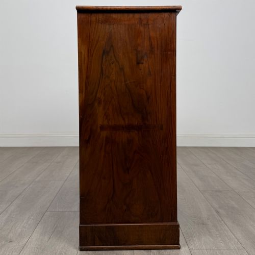 fig 7. Antique 20th Century Edwardian Cupboard In Figured Walnut
