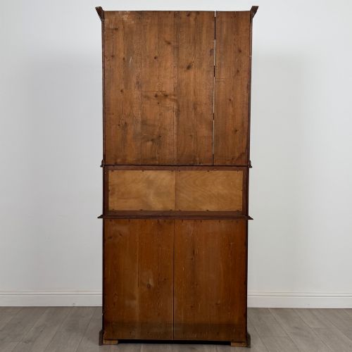 ANTIQUE 20TH CENTURY EDWARDIAN BOOKCASE IN WALNUT - ADDITIONAL PHOTO 6