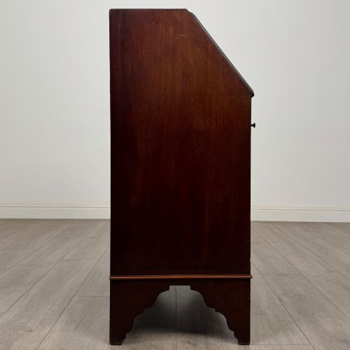 fig 7. Antique 20th Century Inlaid Edwardian Bureau In Mahogany