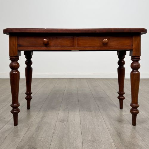 antique 19th century victorian writing table in mahogany - CATEGORY: ANTIQUE TABLES - DATED VICTORIAN