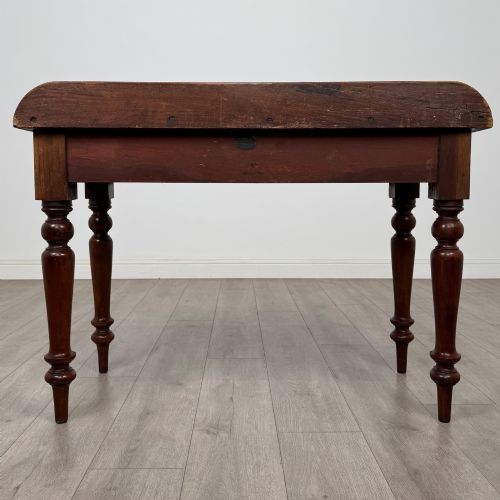 ANTIQUE 19TH CENTURY VICTORIAN WRITING TABLE IN MAHOGANY - ADDITIONAL PHOTO 4