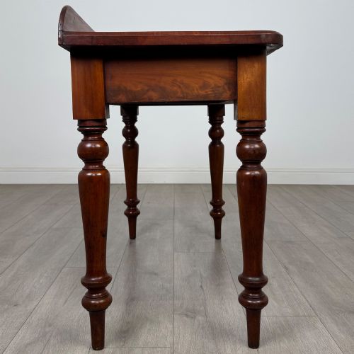 ANTIQUE 19TH CENTURY VICTORIAN WRITING TABLE IN MAHOGANY - ADDITIONAL PHOTO 6