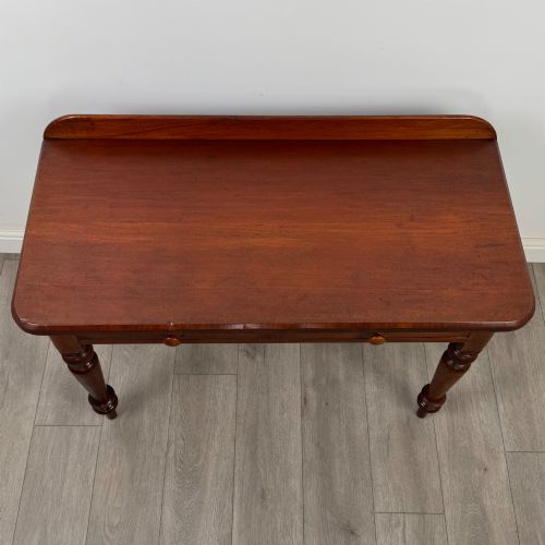 ANTIQUE 19TH CENTURY VICTORIAN WRITING TABLE IN MAHOGANY - ADDITIONAL PHOTO 8