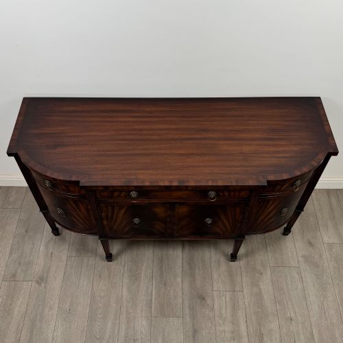 ANTIQUE 20TH CENTURY GOOD QUALITY SIDEBOARD IN MAHOGANY - ADDITIONAL PHOTO 9