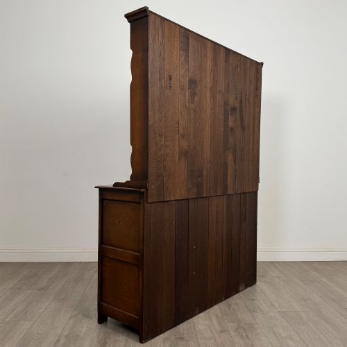 ANTIQUE 20TH CENTURY GOOD QUALITY WELSH DRESSER IN OAK - ADDITIONAL PHOTO 4