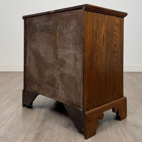 ANTIQUE 20TH CENTURY SMALL CHEST OF DRAWERS IN OAK - ADDITIONAL PHOTO 5