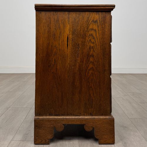 ANTIQUE 20TH CENTURY SMALL CHEST OF DRAWERS IN OAK - ADDITIONAL PHOTO 6