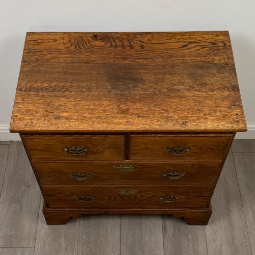 ANTIQUE 20TH CENTURY SMALL CHEST OF DRAWERS IN OAK - ADDITIONAL PHOTO 8