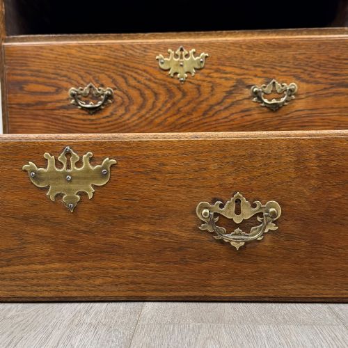 ANTIQUE 20TH CENTURY SMALL CHEST OF DRAWERS IN OAK - ADDITIONAL PHOTO 10