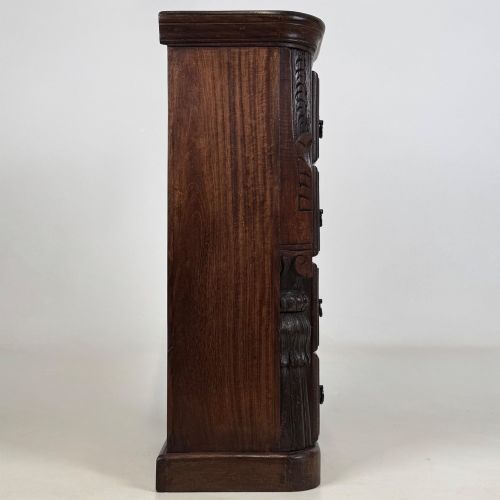 ANTIQUE 20TH CENTURY INDIAN ROSEWOOD CHEST OF DRAWERS - ADDITIONAL PHOTO 6