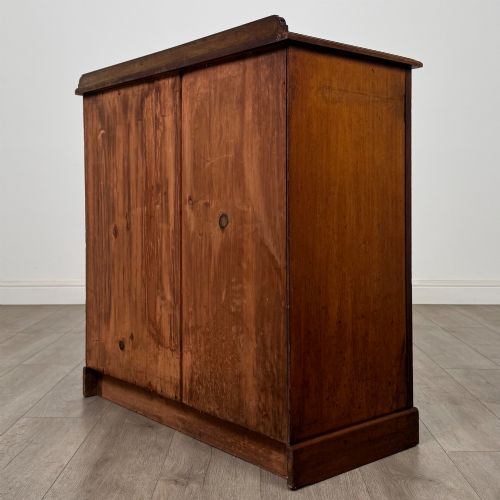 ANTIQUE 19TH CENTURY SMALL VICTORIAN CUPBOARD IN MAHOGANY - ADDITIONAL PHOTO 6