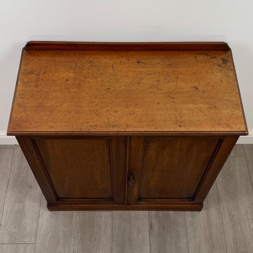 ANTIQUE 19TH CENTURY SMALL VICTORIAN CUPBOARD IN MAHOGANY - ADDITIONAL PHOTO 9