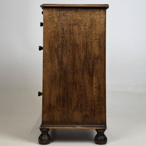 ANTIQUE 20TH CENTURY SMALL EDWARDIAN CABINET IN OAK - ADDITIONAL PHOTO 3
