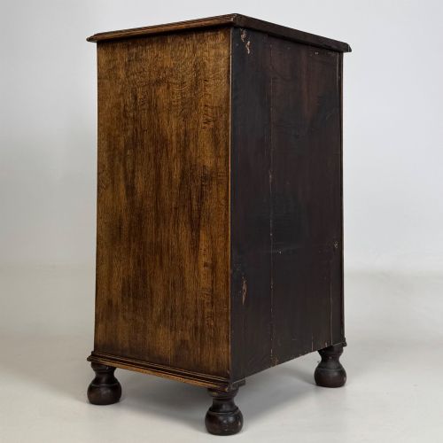 ANTIQUE 20TH CENTURY SMALL EDWARDIAN CABINET IN OAK - ADDITIONAL PHOTO 4