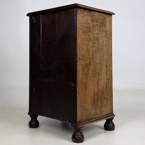 ANTIQUE 20TH CENTURY SMALL EDWARDIAN CABINET IN OAK - ADDITIONAL PHOTO 6
