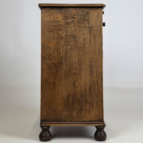 ANTIQUE 20TH CENTURY SMALL EDWARDIAN CABINET IN OAK - ADDITIONAL PHOTO 7