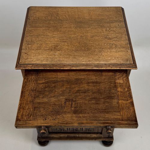 ANTIQUE 20TH CENTURY SMALL EDWARDIAN CABINET IN OAK - ADDITIONAL PHOTO 10