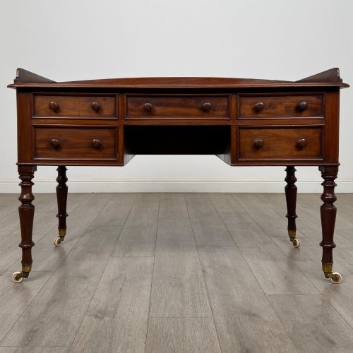 antique 19th century victorian writing table in mahogany - CATEGORY: ANTIQUE DESKS - DATED VICTORIAN