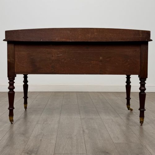 ANTIQUE 19TH CENTURY VICTORIAN WRITING TABLE IN MAHOGANY - ADDITIONAL PHOTO 4