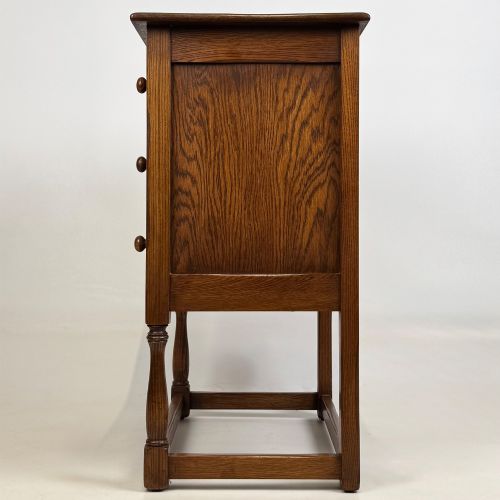 ANTIQUE 20TH CENTURY SMALL CHEST OF DRAWERS IN OAK - ADDITIONAL PHOTO 2