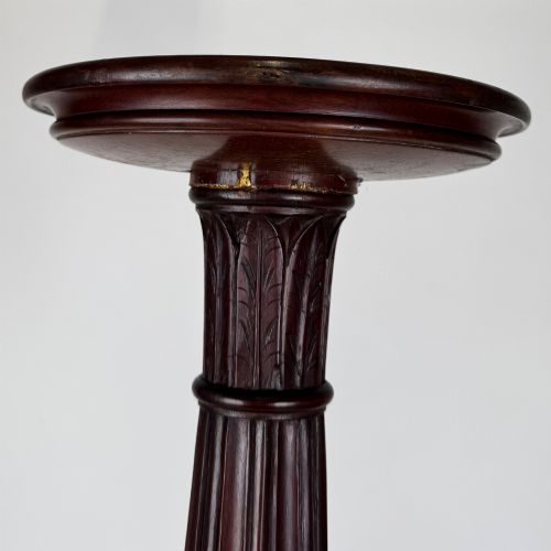 ANTIQUE 19TH CENTURY VICTORIAN PLANT STAND IN MAHOGANY - ADDITIONAL PHOTO 5