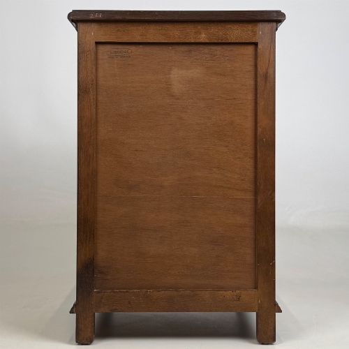 ANTIQUE 20TH CENTURY SMALL EDWARDIAN CHEST OF DRAWERS IN OAK - ADDITIONAL PHOTO 4