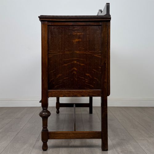 ANTIQUE 20TH CENTURY EDWARDIAN SIDEBOARD IN OAK - ADDITIONAL PHOTO 8