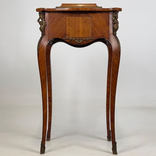 ANTIQUE 19TH CENTURY DECORATIVE FRENCH CABINET IN WALNUT - ADDITIONAL PHOTO 4