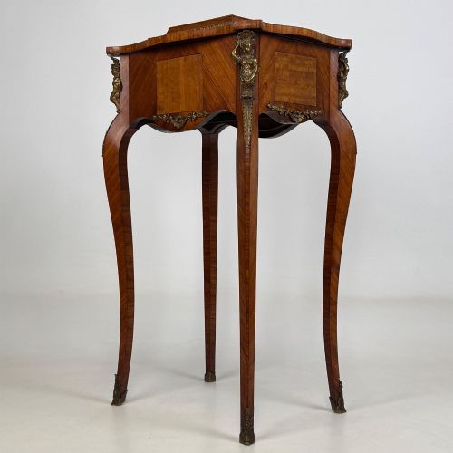 ANTIQUE 19TH CENTURY DECORATIVE FRENCH CABINET IN WALNUT - ADDITIONAL PHOTO 5