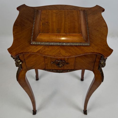 ANTIQUE 19TH CENTURY DECORATIVE FRENCH CABINET IN WALNUT - ADDITIONAL PHOTO 8