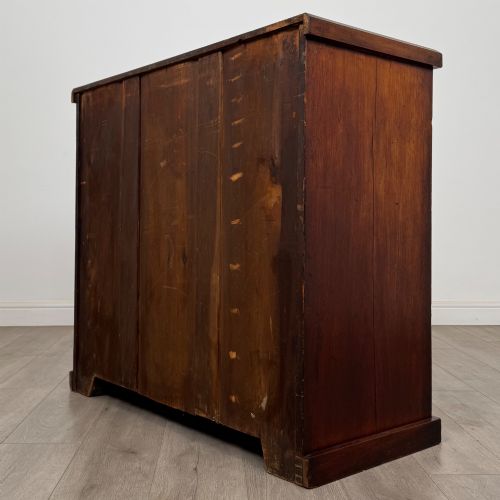 ANTIQUE 19TH CENTURY VICTORIAN MAHOGANY CHEST OF DRAWERS - ADDITIONAL PHOTO 5