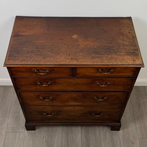 ANTIQUE 18TH CENTURY GEORGIAN MAHOGANY CHEST OF DRAWERS - ADDITIONAL PHOTO 8